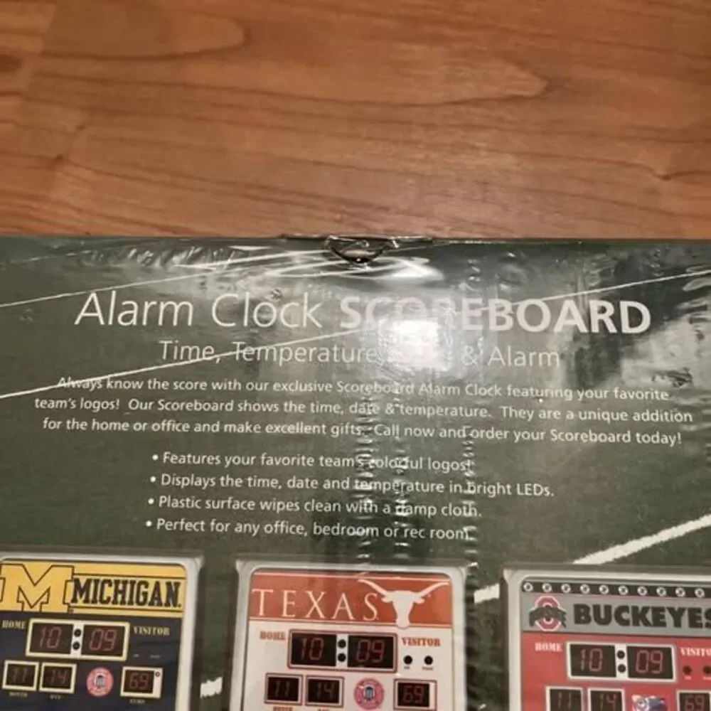 Texas A&M University Aggies Digital Alarm Clock Scoreboard Multi-Color